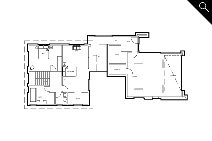 Floor Plan: Unit 2 Top Floor & Basement